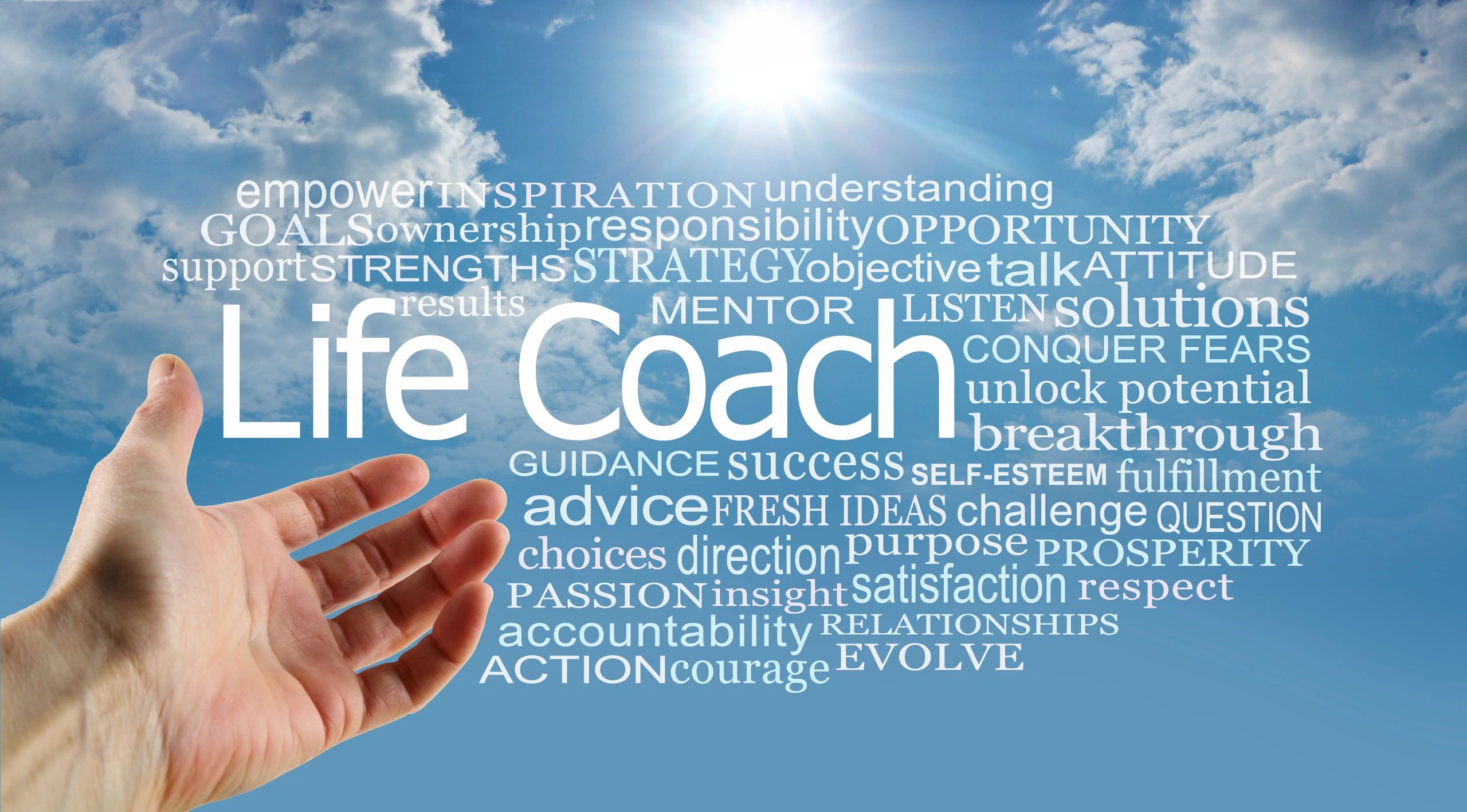 Happy coaching client